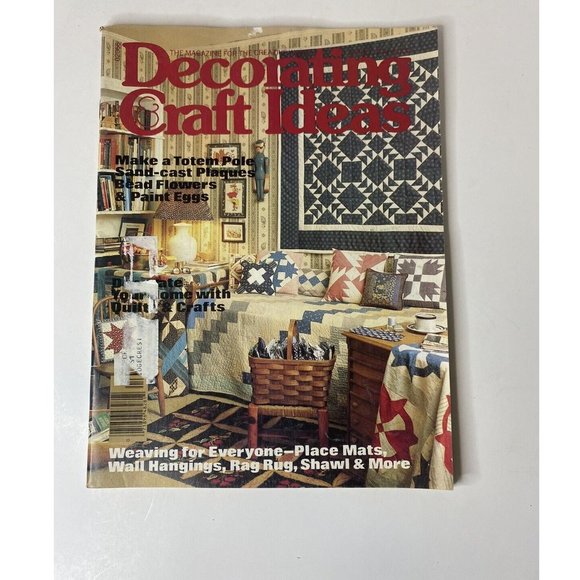 DECORATING & CRAFT IDEAS Magazine Vintage Issue From April 1978 with Patterns - Picture 1 of 5
